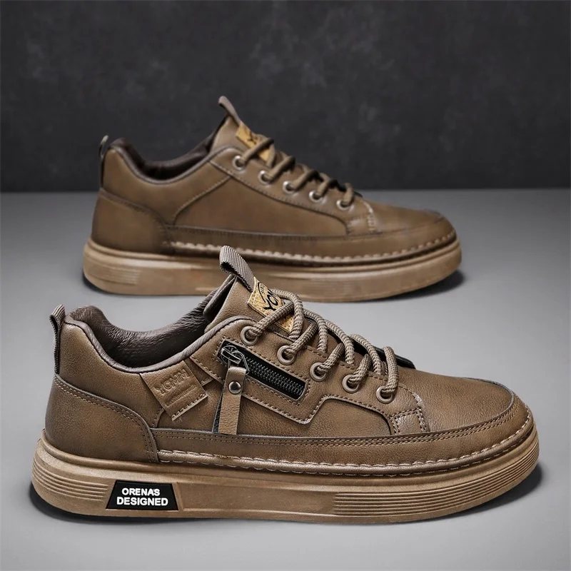 

Men's casual shoes new four season fashion comfortable breathable thick sole outdoor versatile anti slip commuting casual shoes