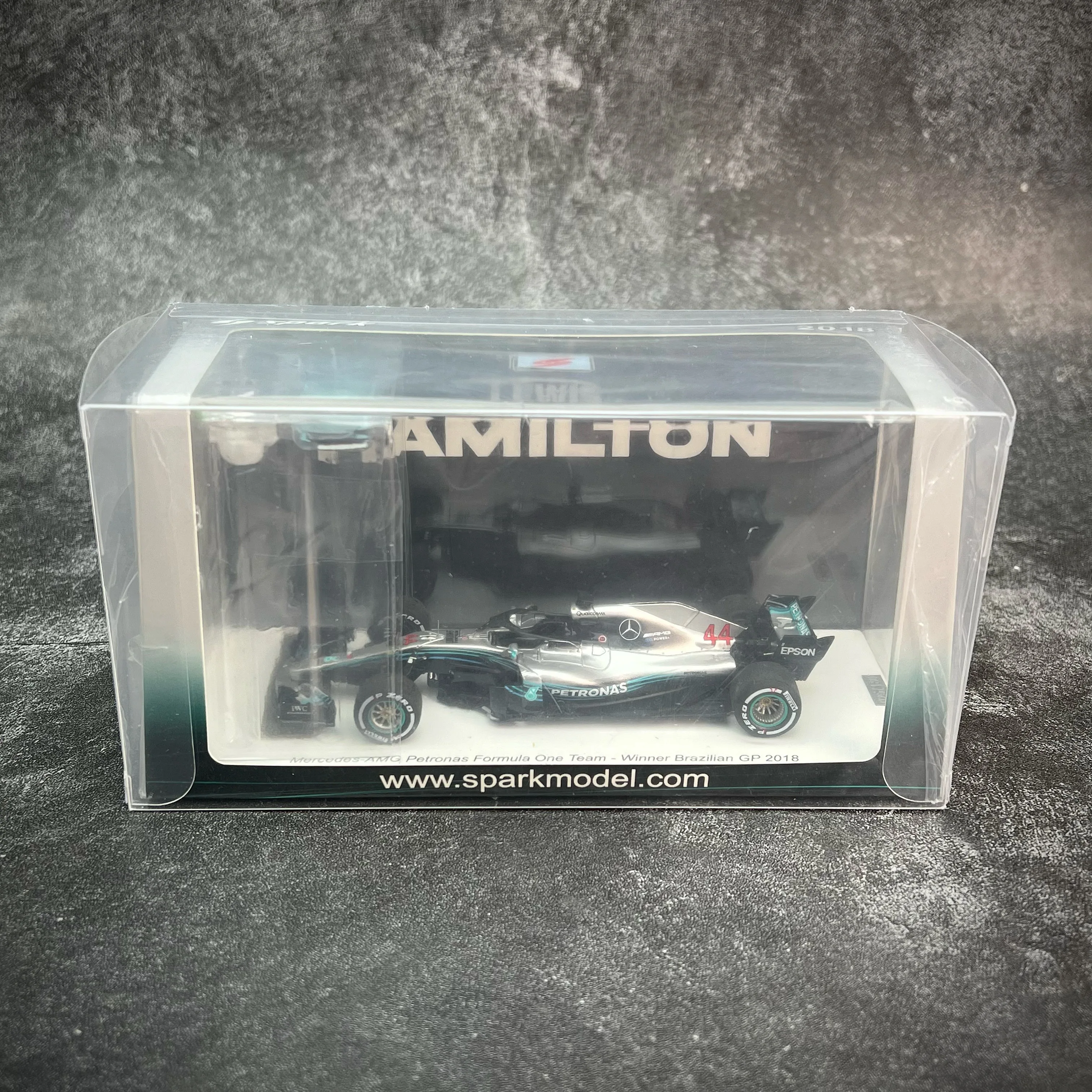 1:43 Mercedes F1 W09 Hamilton Brazil Championship 44# Special