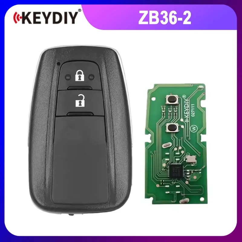 KEYDIY KD ZB36-2 Universal Smart Remote Key 2 Buttons Compatible with Toyota Type