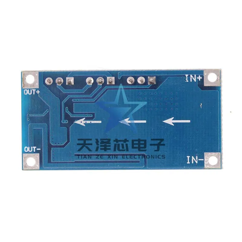 Placa azul lm2596 corrente constante e tensão constante led drive módulo de energia de carregamento de bateria de íon de lítio alta eficiência e baixa temperatura