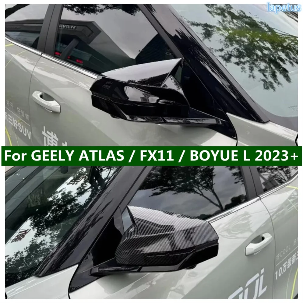 

Car Accessories Exterior Styling Door Rear View Mirror Cover Protection Garnish Trim For GEELY ATLAS / FX11 / BOYUE L 2023 2024