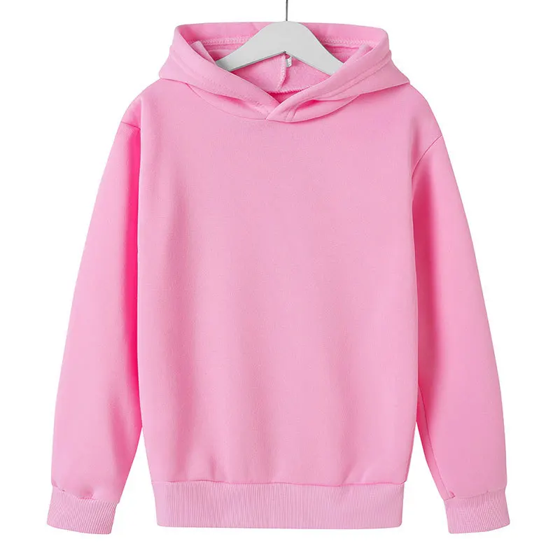 Girls Hoodies Autumn Winter Anime Sweatshirt Kids Kawaii Dog Letter A-Z Pullover Long Sleeves Children Clothes Gift