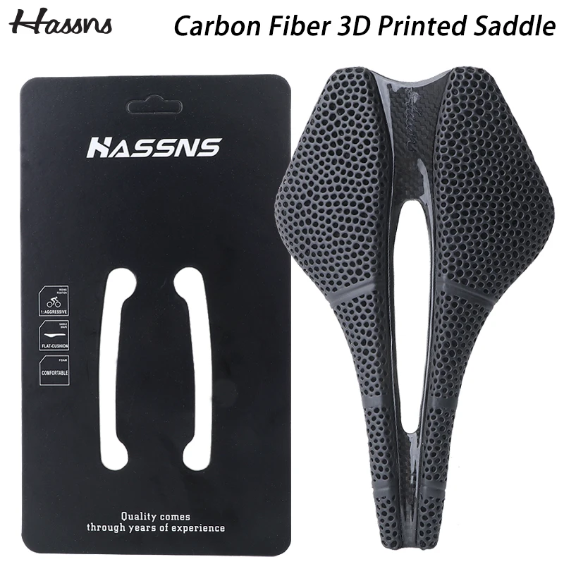 

HASSNS P90 Mtb Saddle Carbon Fibre Road Bike Seat Mountain Bicycle Selin Comfortable Sillin Bench Cycling Seat cushion Chair