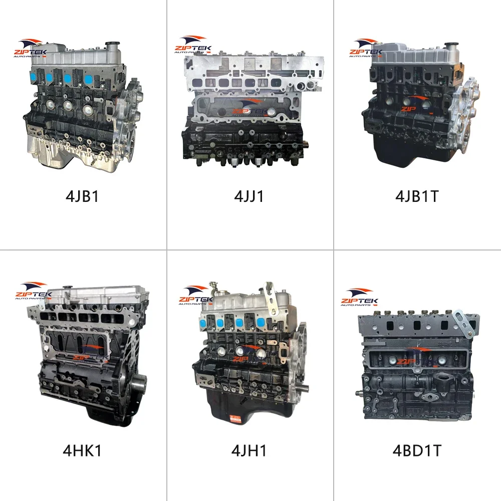 Sale Pickup Accessories Motor Diesel 4JG1 4BD1 4BD1T 4JH1 4JB1T 4HK1 4JJ1 4JB1 Engine for ISUZU Truck Dmax NPR Trooper Parts view 2