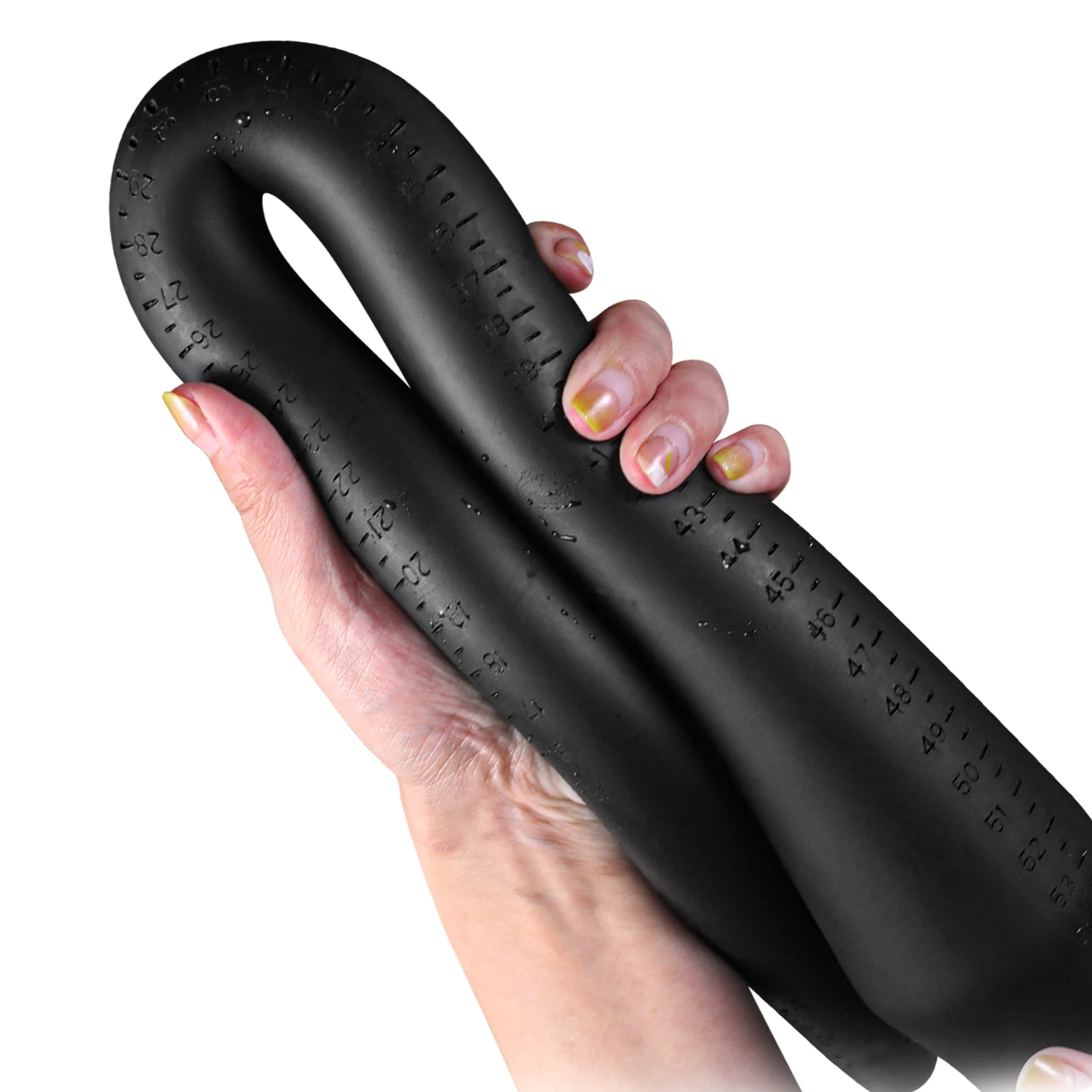 Liquid Silicone Super Long Anal Plug Dildos Stimulate Anus and Vagina Soft Anal Dilator Anal Sex Toy Butt Plug for Women and Men