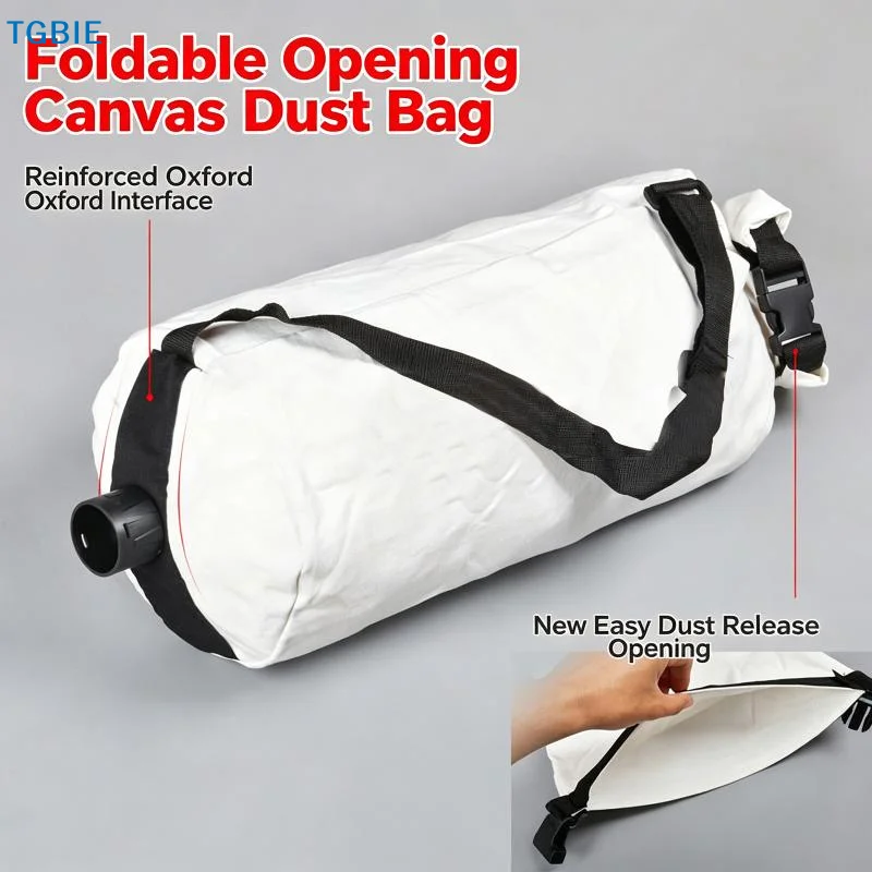 【TL】Drywall Sander Dust Collection Bag Long-Lasting Drywall Sander Dust Bag Foldable Tear-Resistant For Contractors, Woodworking