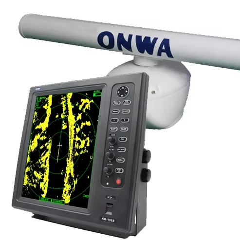 15-inch ONWA X-Band 6KW up to 64nm KR-1568 Marine Supplies Product Marine Radar  Support AIS ARPA Display Target Tracking
