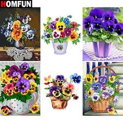 HOMFUN Diamond Painting Full Square/Round Drill 5D DIY