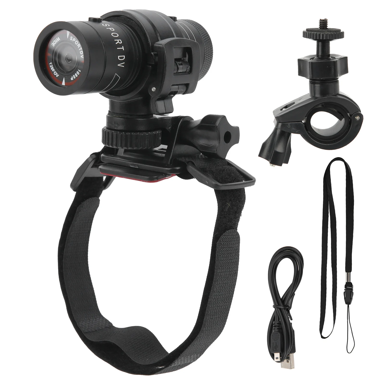 

1080P FULL HD Motorcycle Video Recorder Mountain Cycling Helmet Mount DV Cam