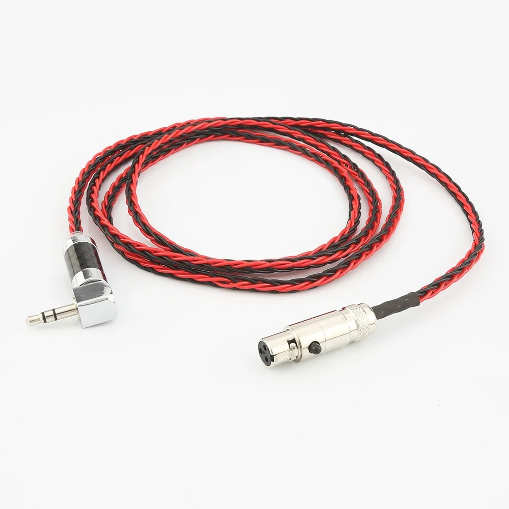 RD807AG Audiocrast Cabo atualizado de fone de ouvido banhado a prata para AKG K267 702 Q701 K271 K712PRO K240s