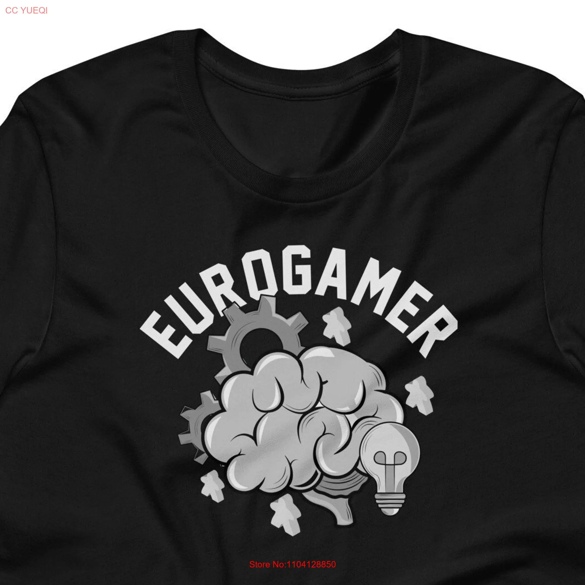 EuroGamer Board Game T Shirt s Hobby Accessary Euro Gamer Upgrade Lover long or short sleeves