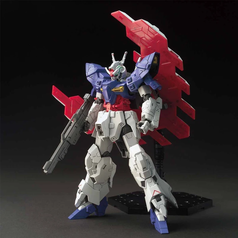 Bandai oryginalna oryginalna figurka Gundam zestaw modeli do składania HGUC 1/144 AMS-123X-X Moon Gundam kolekcja Model postaci zabawki dla dzieci prezenty