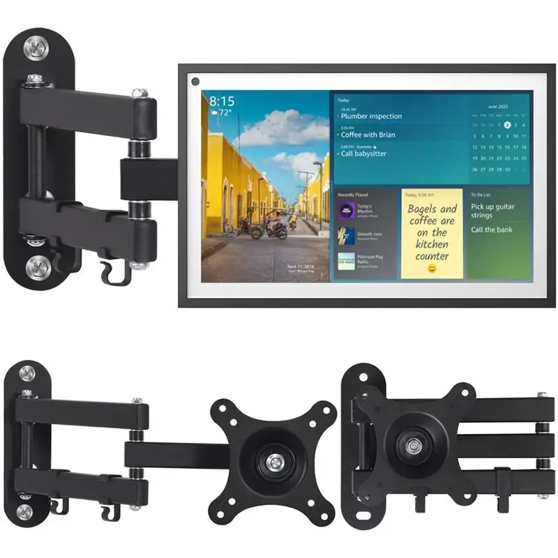 Mount For Echo Show 15, Adjustable Show 15 Wall Mount Bracket, Swivel Horizontal Or Vertical, Extension Wall Mount Stand-AEF7 view 4