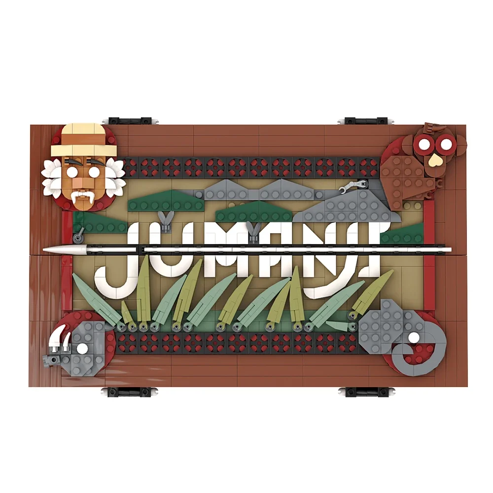 Gobricks MOC Jumanji Brettspiel Ziegel Magnetisches Schachmodell Jumanji Deluxe Spiel Baustein Spielzeug Geschenk Verbesserte Version