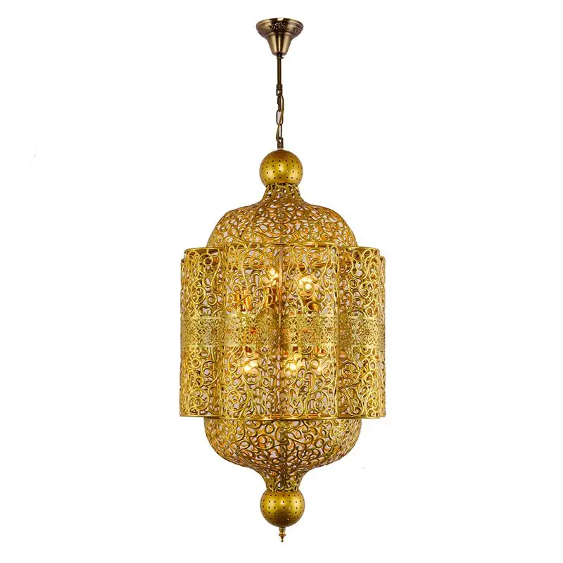 

South East Asia retro chandelier wrought iron Morocco Xinjiang bar restaurant living room tea room Thai bed and breakfast ligh