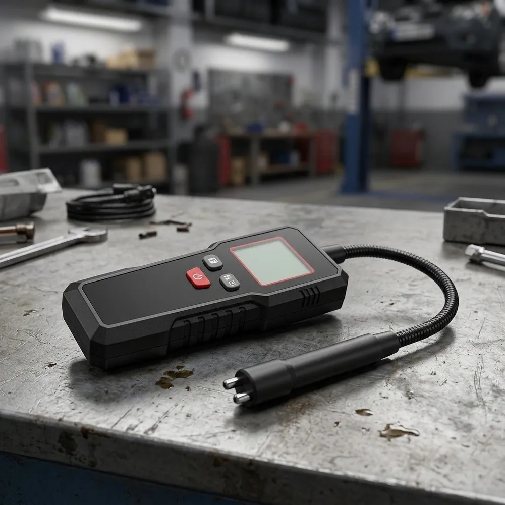 HT608 Portable Concentration Analyzer Detecting Methane and Gases with Buzzer and Display Alarm for Field Use HT608