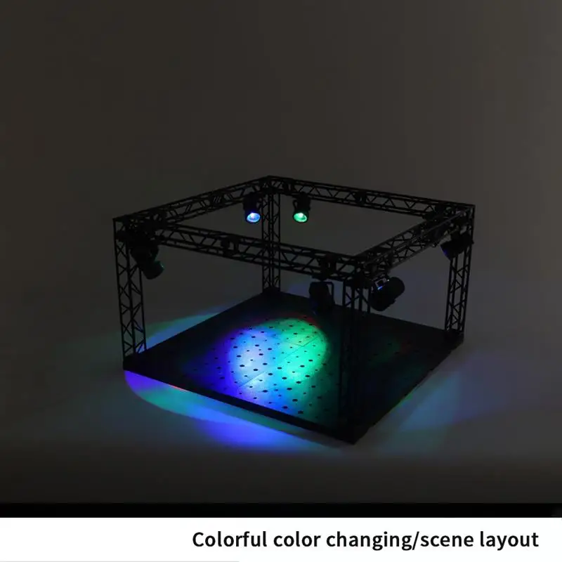 Model Hobby System Base Universal LED Hanger Garage Display Stage Colorful Projection Lamp Action Figure Assembled Scene Tool