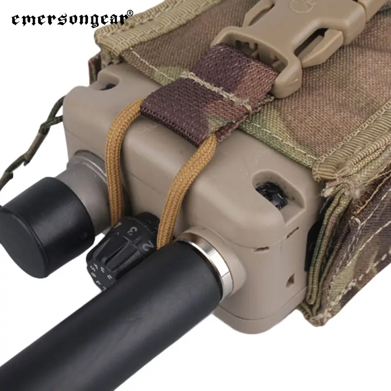 Emersongear Tactical PRC 148/152 Radio Pouch Hunting Paintball Airsoft Combat Molle Radio Holder Trekking Camping Nylon EM8350