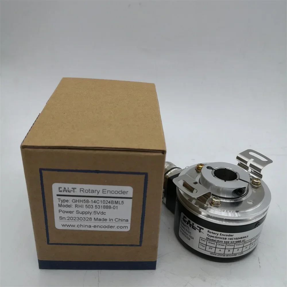 2026 NIEUWE GHH58-14C1024BML5 Vervangen RHI 503 531888-01 1024PPR TTL Roterende Encoder