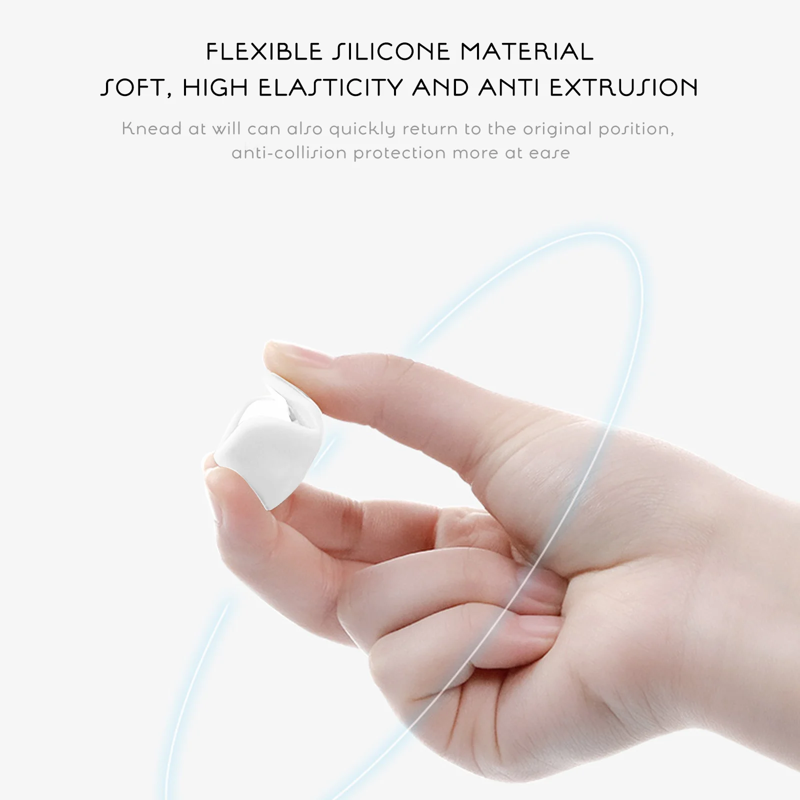 

4 шт. силиконовые угловые ограждения для стола, пластиковые накладки для предотвращения столкновений, защитный чехол для мебели, мягкий бампер для детей