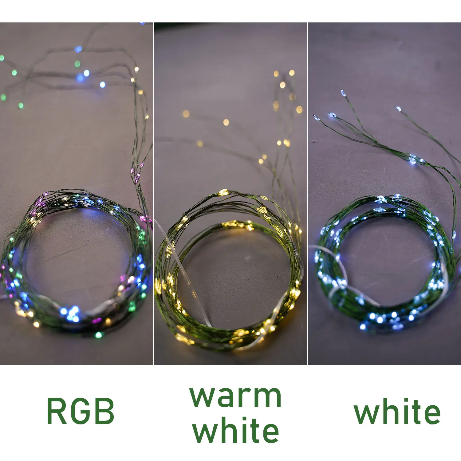 Branch Lights 2M Garland Green Wire Christmas Battery Operated Waterfall Lights Tree Decoration Bedroom Indoor Wedding Party