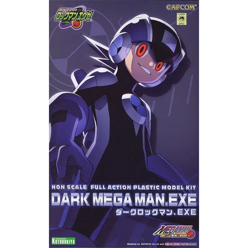 In Stock Anime KOTOBUKIYA 1/12 ROCKMAN DARK MEGA MAN.EXE NON SCALE FULL Model Kit Assembly Plastic Action Toy Figure Gift