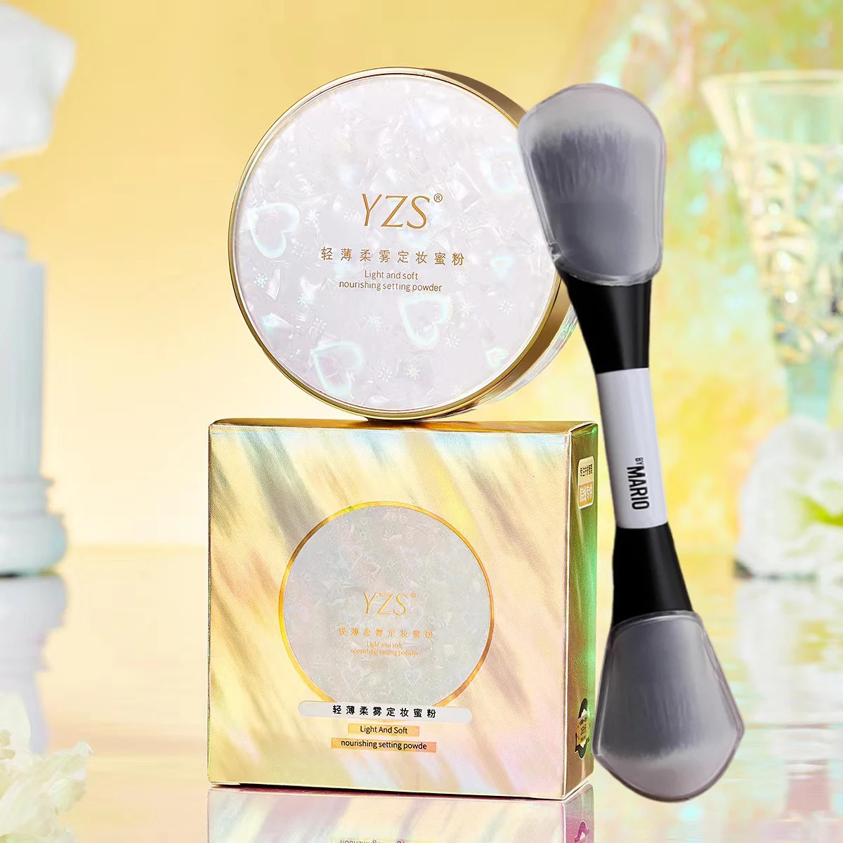 YZS Makeup: A Comprehensive Review of the YZS Loose Powder and F4 Brush Face Makeup Set
