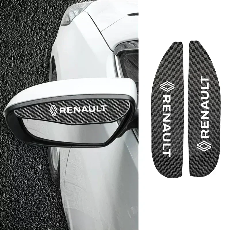 

2 шт. накладки-козырьки на зеркала заднего вида для Renault DACIA Scenic Loguna Twingo Symbol Fluence Espace Clio