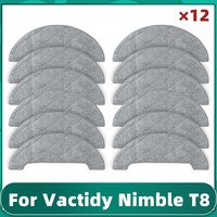 For Vactidy Nimble T8 Robot Vacuums Mop Cloths Rag Spare Part Replacement Accessory