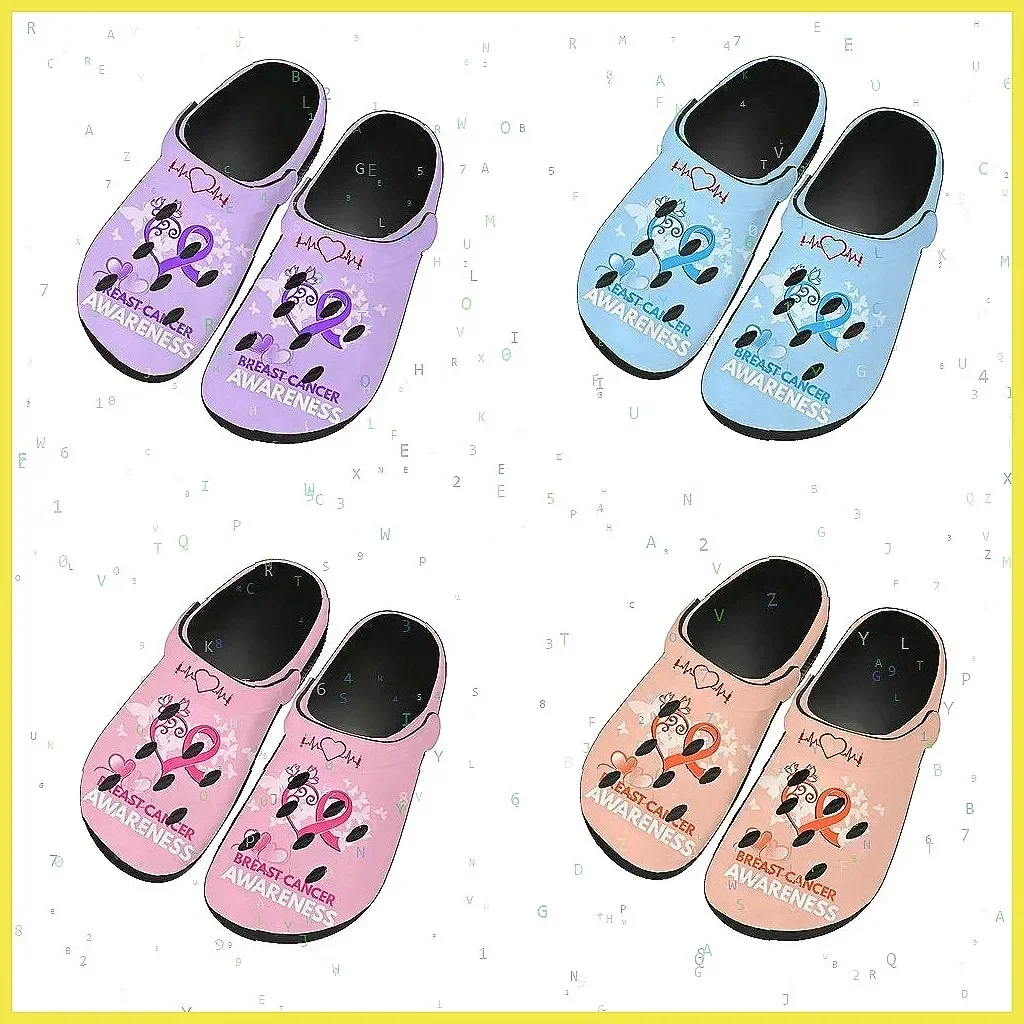 

Custom Cartoon Nurse Sandals for Women, Breathable Garden Beach Water Shoes, Fashion Teen Slippers