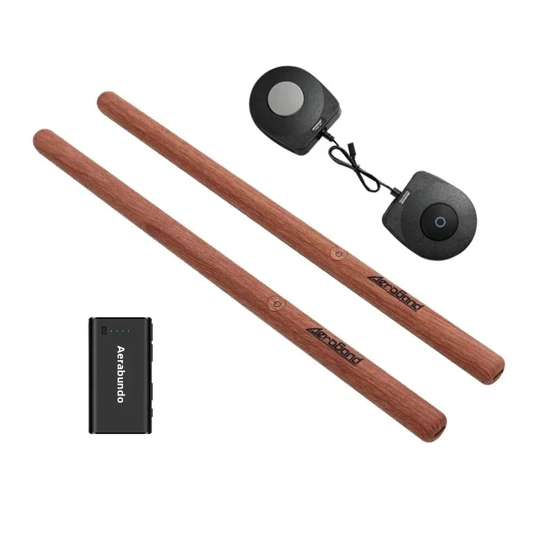 AeroBand Baquetas Conjunto de Bateria Eletrônica Instrumento Musical Bolso Bateria Acústica Profissional Kit de Bateria de Ar Pedais 8 Sons