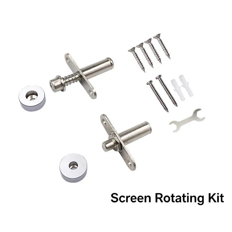 1Set 360 Degrees Heavy-Duty Rotation Mounting Hardware Adjustable Silent Pivot Windows Hinges Smooth Rotation Corrosion-Resista