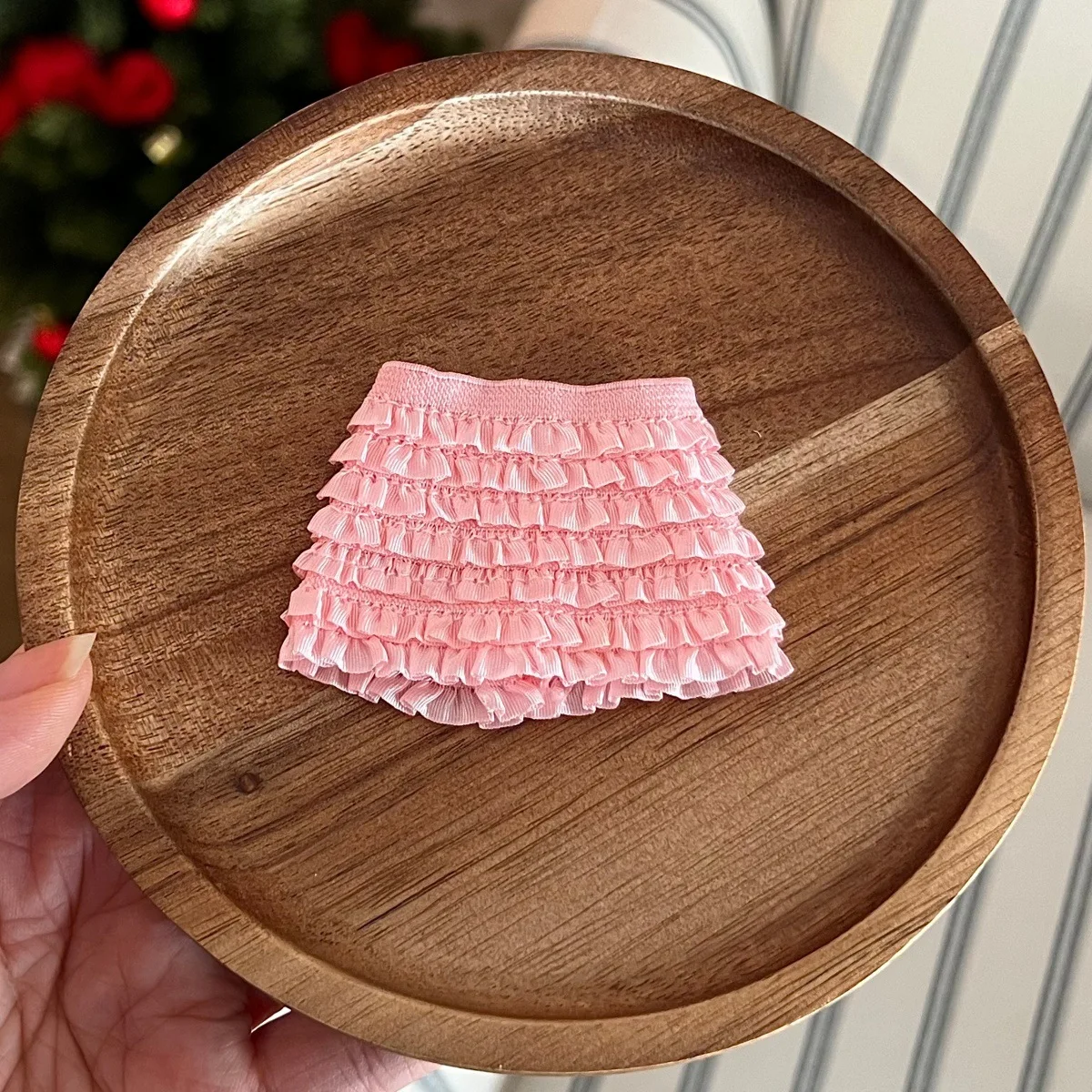 Süße Sommer-Puppenkleidung, Spitzenbesatz, Faltenrock, passend für Zsiga-Baumwollpuppen, Mini-Puppenkleid, Outfit, Fotografie-Zubehör – Detail 3