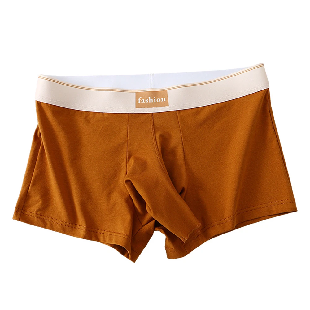 

Mens Open Front Middle Waist Pouch Bulge Boxer Briefs Underwear Elephant Nose Underpants Casual Solid Men's Boxer Shorts