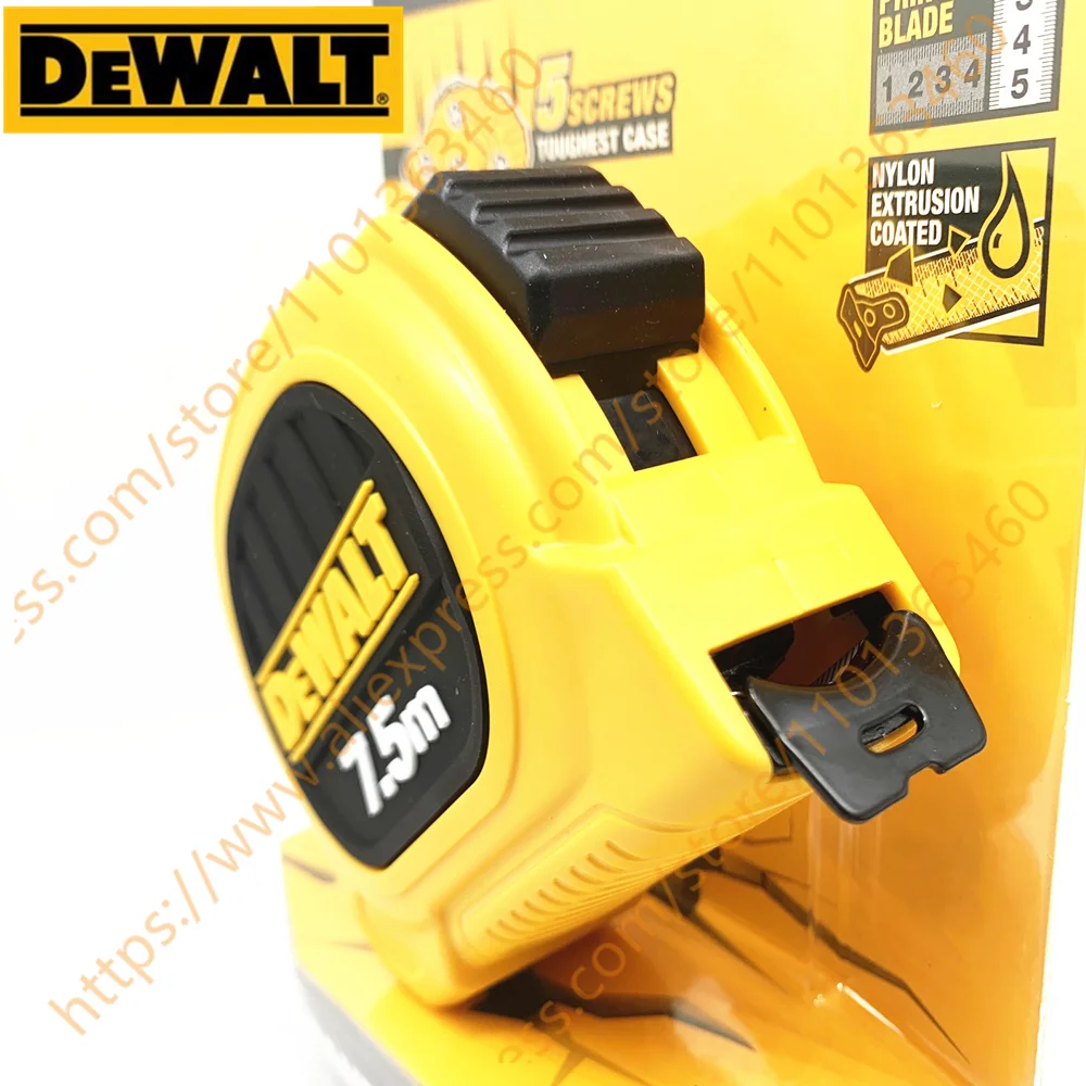 DEWALT DWHT36156L-23/DWHT36158L-23 5M 7.5M Double-Sided Tape Measure