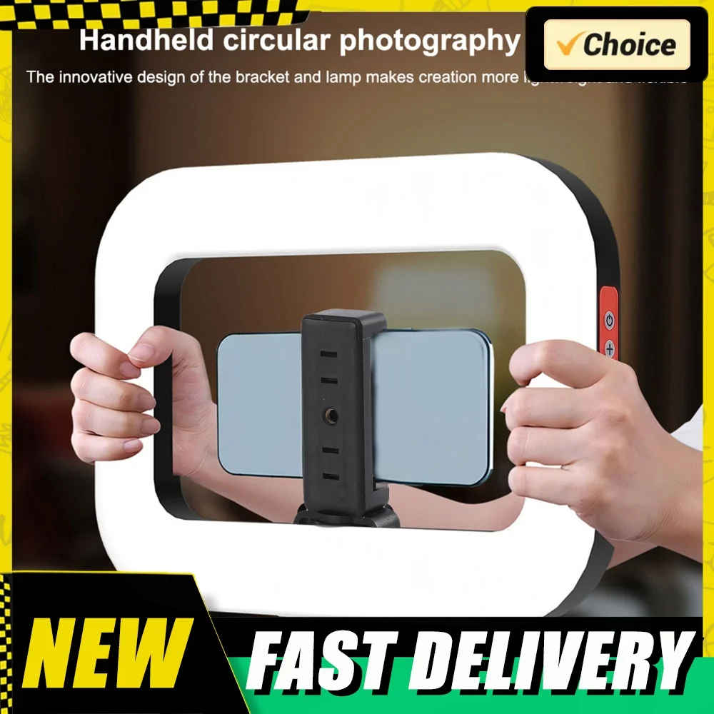 Portable Square Fill Light Multi-Purpose Charging Photography Light Adjustable Bicolor Photography Fill Lamp Camera Equipment