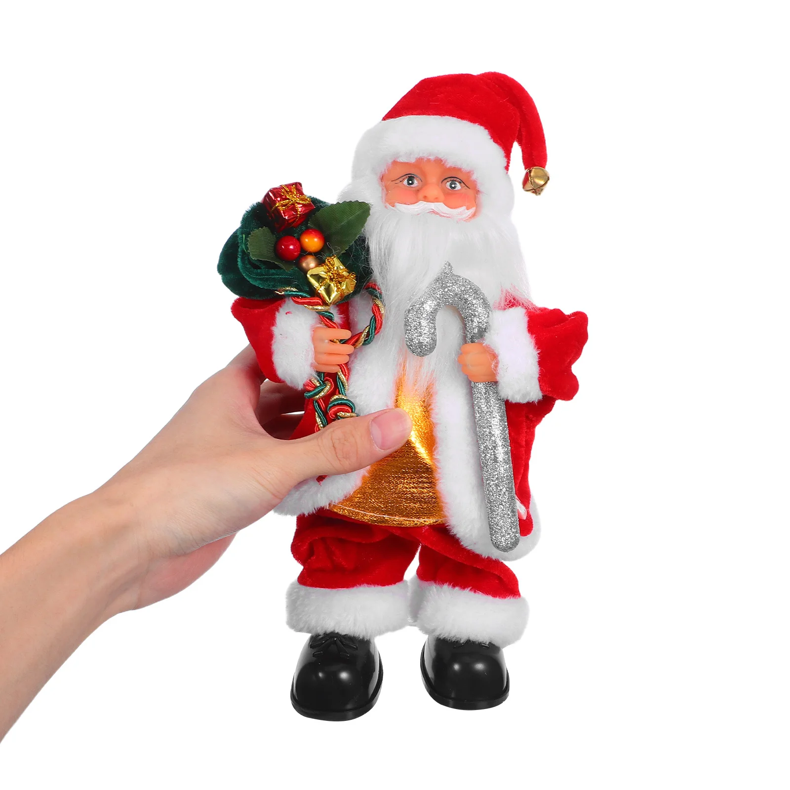 

Electric Santa With Music Movements Christmas Plaything For Kids Party Favor Xmas Ornament Festival Supply Santa Decoration