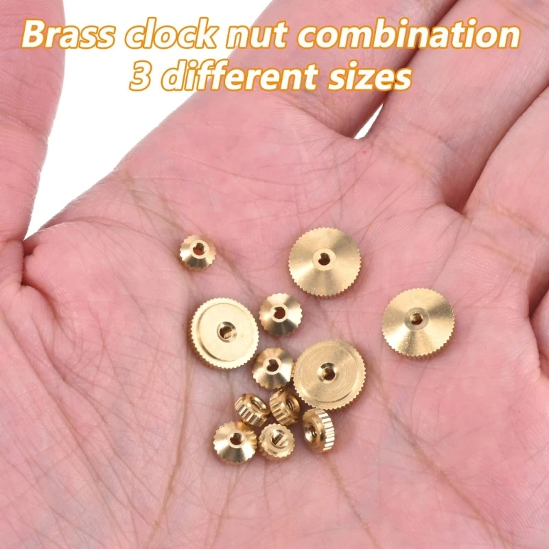 12Pcs Clocks Hand Nut Clock Hand Nut In 5Mm 6Mm 10Mm For Smooth Operation