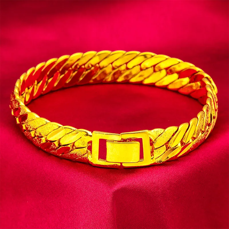 

Вьетнам Ша, золотая модная пряжка, свадебный праздничный подарок, пара, ручные украшения для друзей