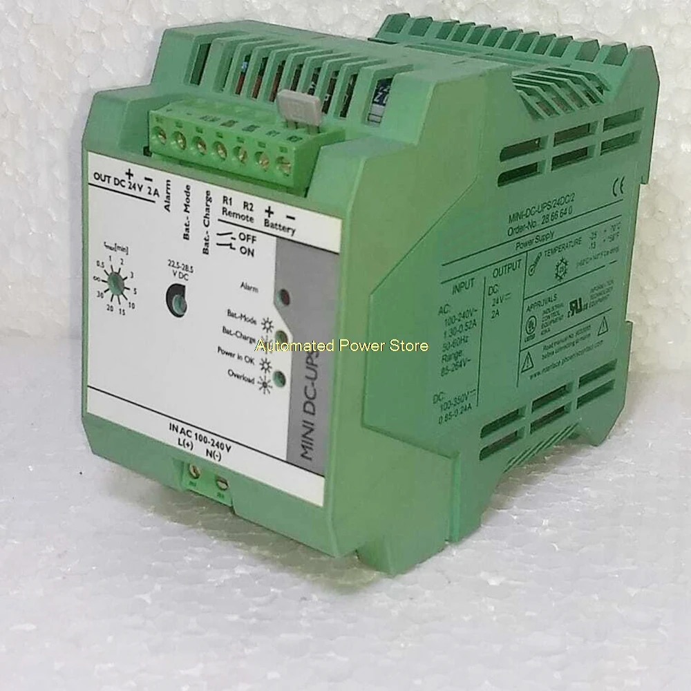 DC-UPS Uninterruptible Power Supply 2866640 MINI-DC-UPS/24DC/2 MINI 100% Tested Fast Ship Perfect Work