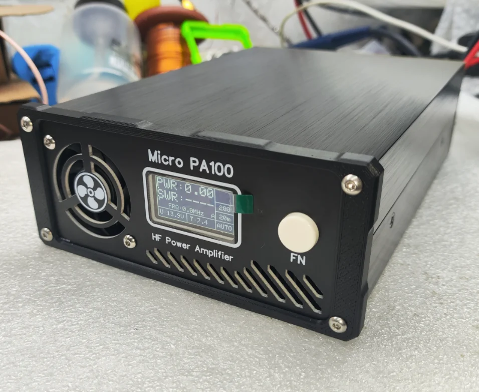 Micro PA100, Amplificador de Onda Corta HF Inteligente de 100w, Portátil/Base de Doble Uso, Compatible con Icom, Xiegu KX3, Yaesu