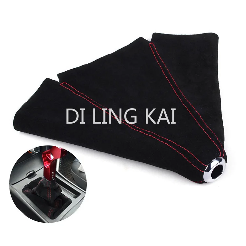 

Auto Racing Suede Gear Shift Knob Cover Car Modification Parts Gear Shift Knob Dust Cover Gear Lever Dust Cover