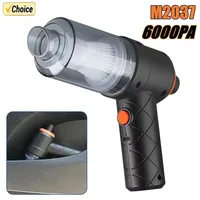9000Pa Wireless Car Vacuum Cleaner USB Charging 1200mAh Portable Cleaning Appliance Mini Wet and Dry Vacuum Cleaner Household 2