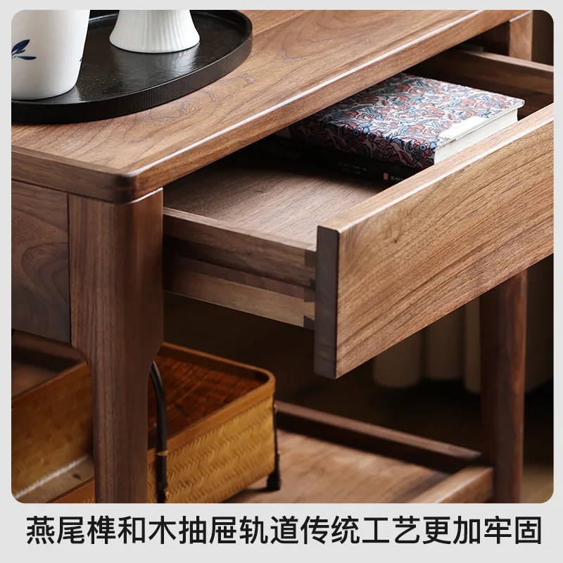 Боковая квадратная кофейная современная простая угловая мебель для гостиной, чайная мебель