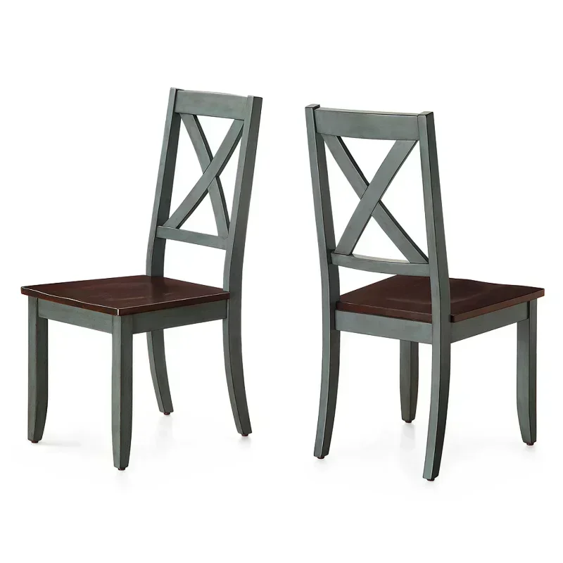 

Maddox Crossing Dining Chairs, Set of 2, Dark Seafoam Finish