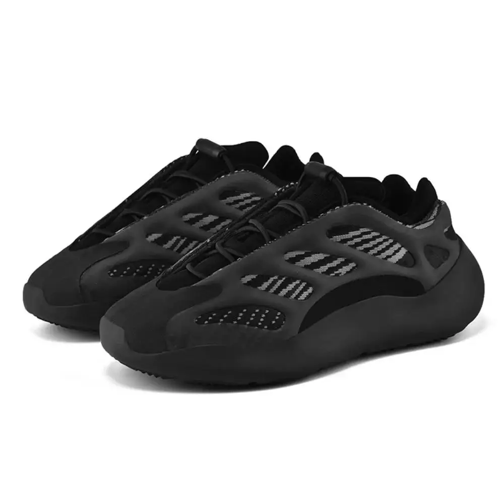 Summer New Comfortable Casual Couple Mesh Breathable Thick Sole Elevated Sports Shoes