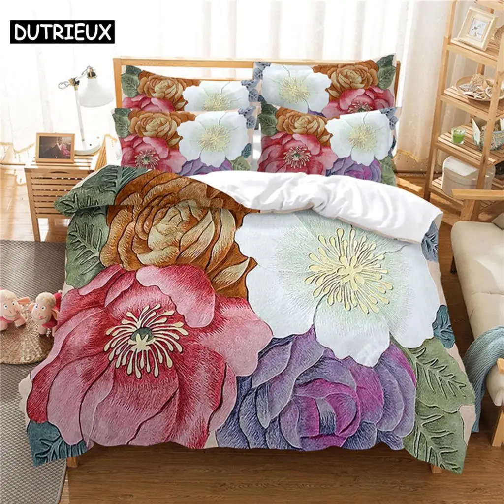 

3D Digital - Printed Queen - Sized Cat - Lovers - Themed Duvet Cover Set with Fashionable Design for Bed Linen