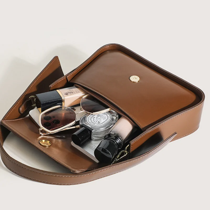 Piccola borsa quadrata borse a tracolla moda femminile borsa portatile in Pu borsa ascellare borse a tracolla per pendolari per il tempo libero in