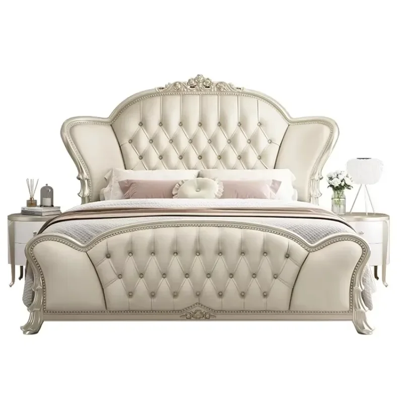 xx-Headboard Comforter Double Bed Large Organizer Bedframe Headboards Double Bed Monster King Size Letto Matrimoniale Furniture