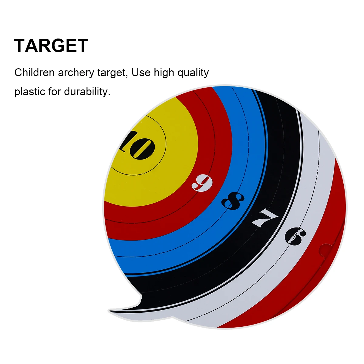 

1pc Children Archery Target 41Cm Durable Plastic Suction Cup Outdoor Indoor Practice Game Arrow Equipment Party Favors